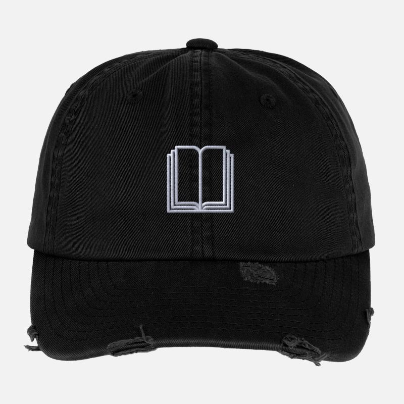 Livre brodé Casquette vintage effet usé Flexfit