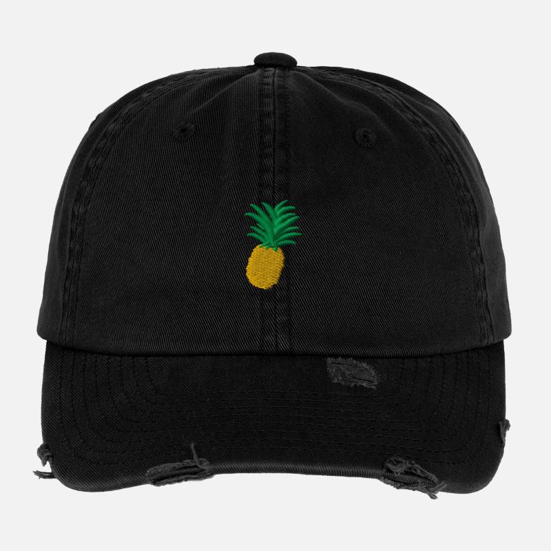 Ananas Casquette vintage effet usé Flexfit