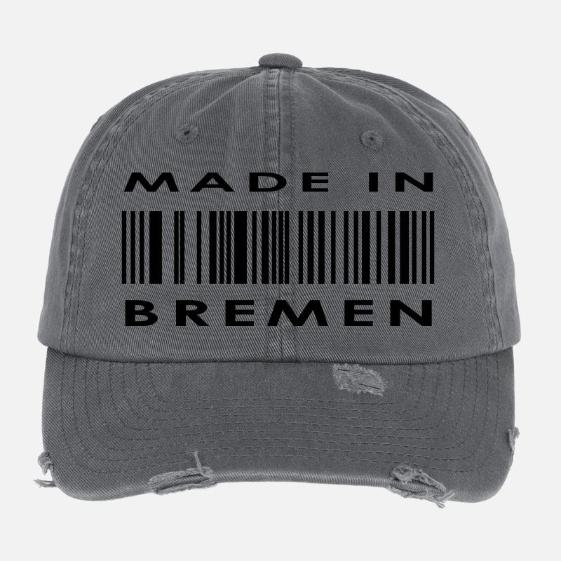 Fait à Brême Casquette vintage effet usé Flexfit