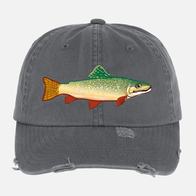 fish524 Flexfit Vintage Destroyed Cap