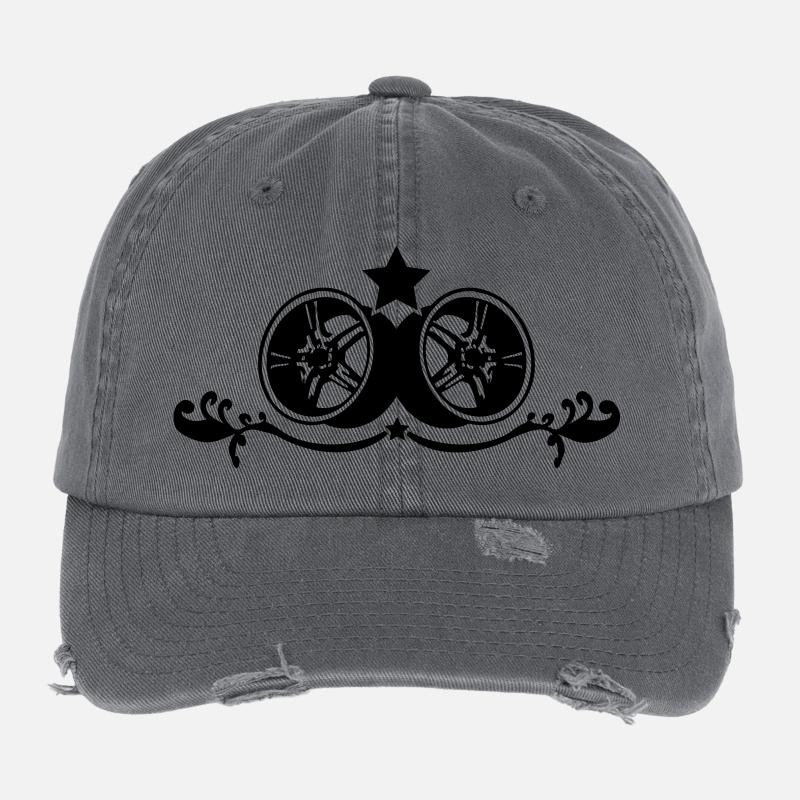 wheels_t1 Flexfit Vintage Destroyed Cap