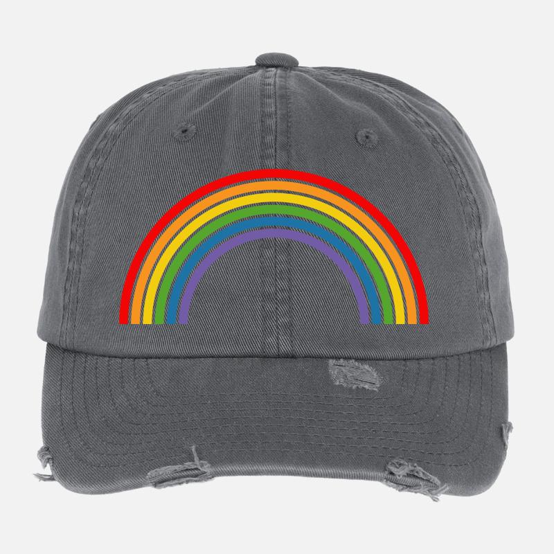 Regenbogen Flexfit Vintage Destroyed Cap