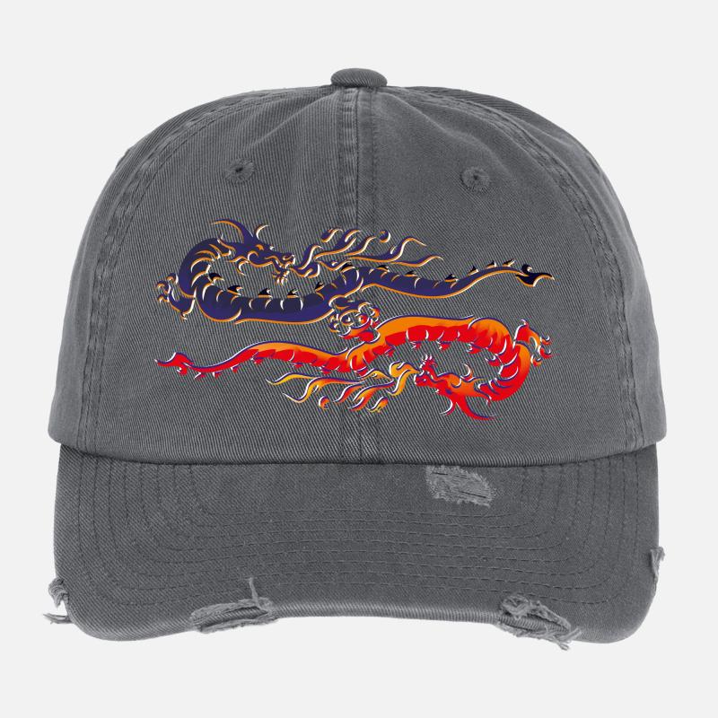Drachen Flexfit Vintage Destroyed Cap