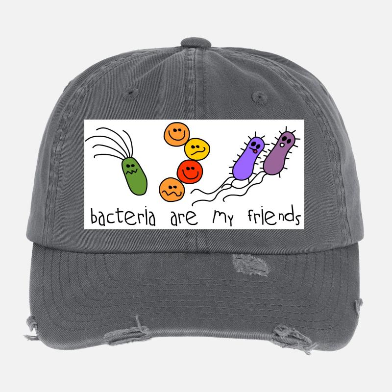 Bactérie Casquette vintage effet usé Flexfit