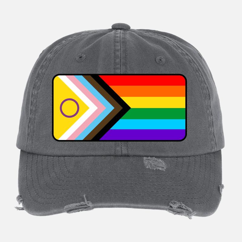 Indicateur de progression Casquette vintage effet usé Flexfit