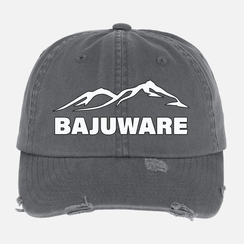 BAJUWARE Flexfit Vintage Destroyed Cap