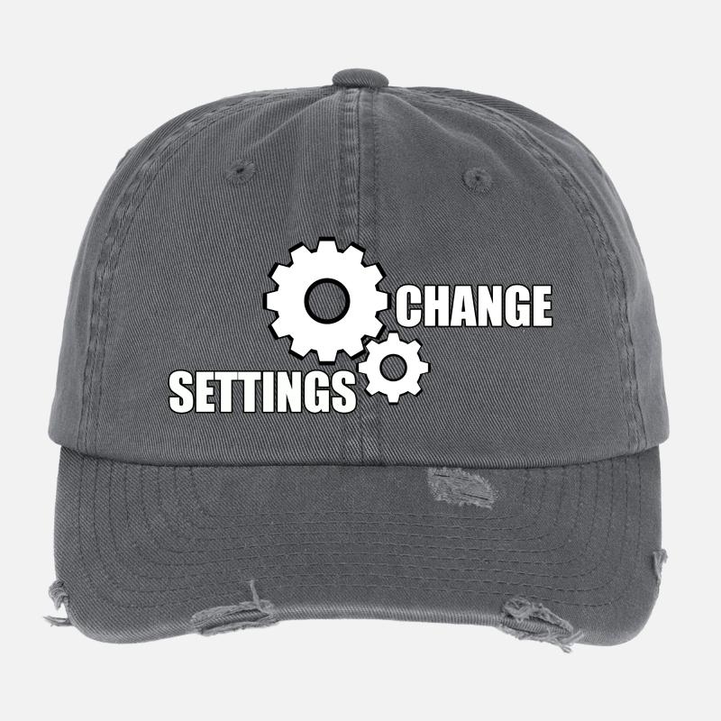 MODIFIER LES PARAMÈTRES Casquette vintage effet usé Flexfit