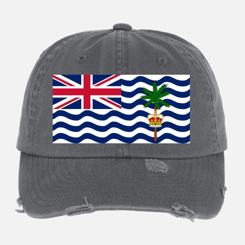 Britisches Territorium im Indischen Ozean Flexfit Vintage Destroyed Cap