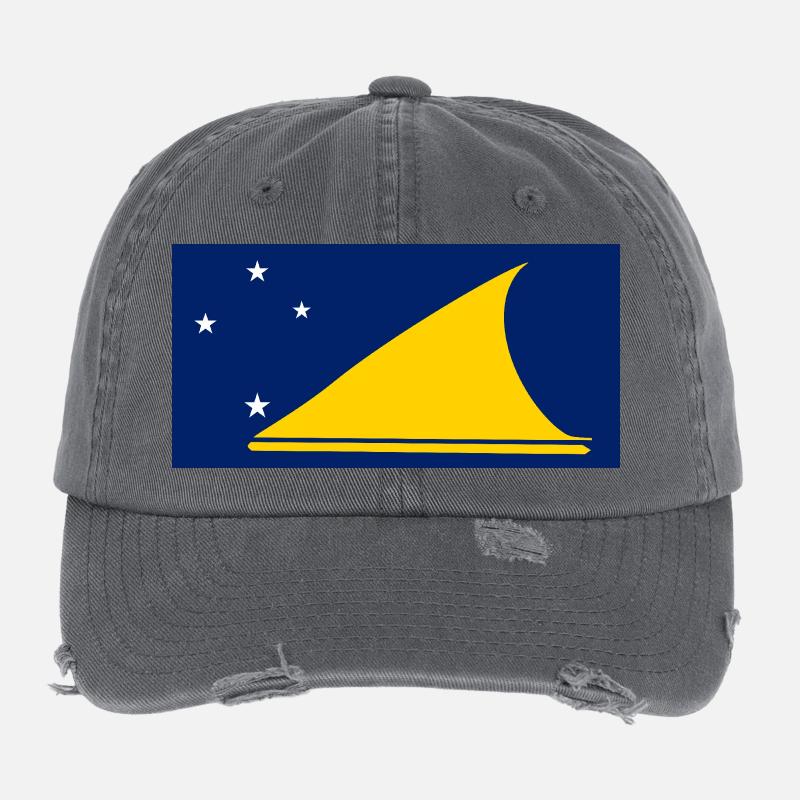 Tokélaou Casquette vintage effet usé Flexfit