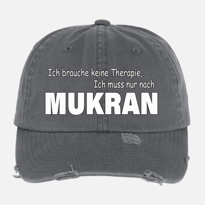 Therapie MUKRAN Flexfit Vintage Destroyed Cap