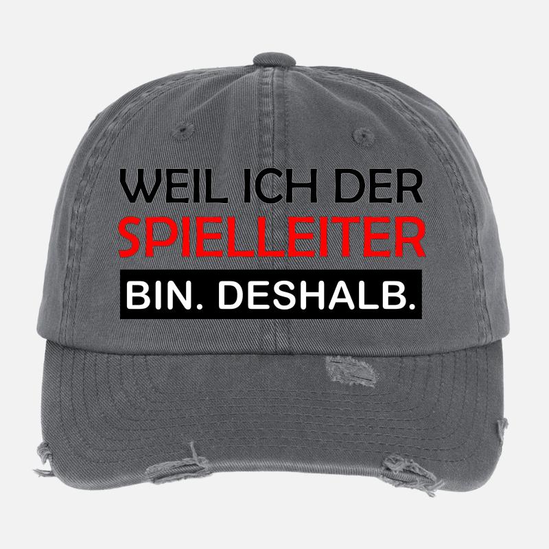 Parce que je suis le maître du jeu, c’est pour ça que le jeu de rôle Casquette vintage effet usé Flexfit