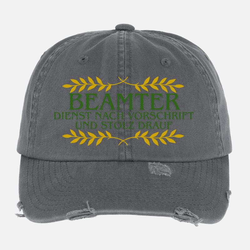 Stolz fonctionnaire : Service selon les règles Casquette vintage effet usé Flexfit