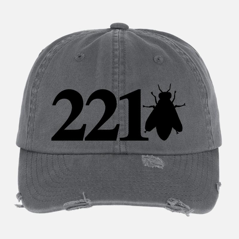 sherlock_221bee Flexfit Vintage Destroyed Cap