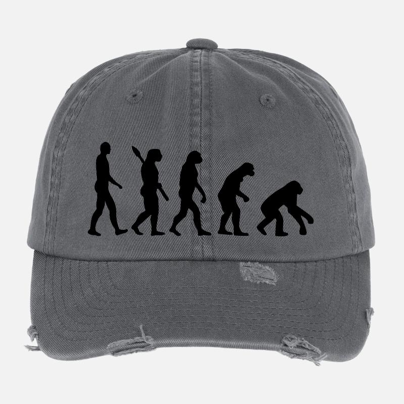 Evolution backwards Flexfit Vintage Destroyed Cap