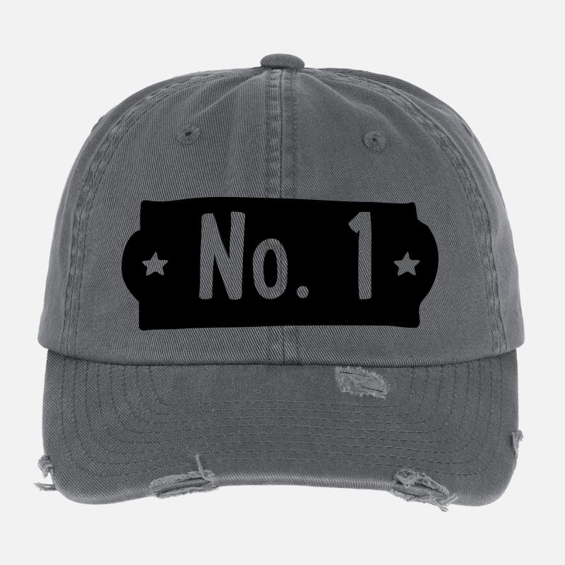 Nummer 1 Flexfit Vintage Destroyed Cap