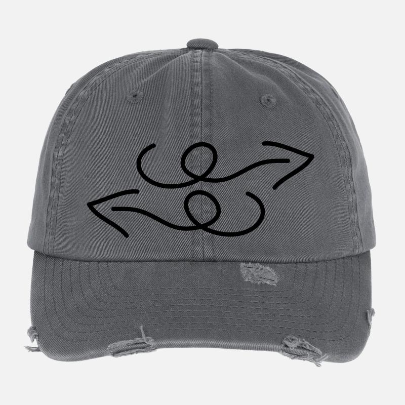 pfeile Flexfit Vintage Destroyed Cap