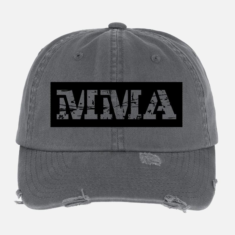 MMA Flexfit Vintage Destroyed Cap