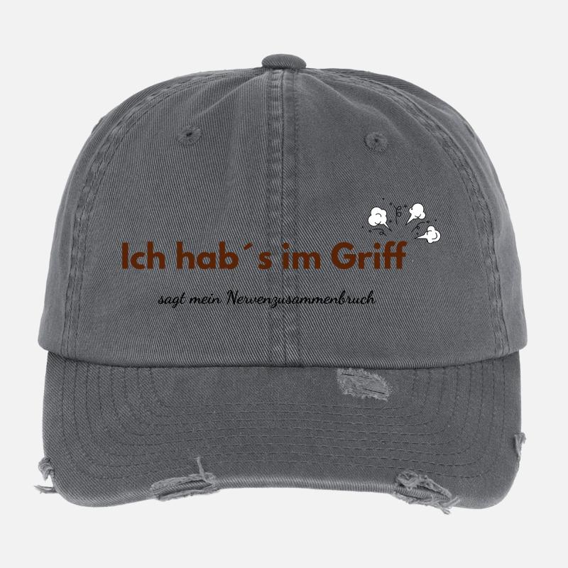 I've got it under control – says the nervous breakdown Flexfit Vintage Destroyed Cap