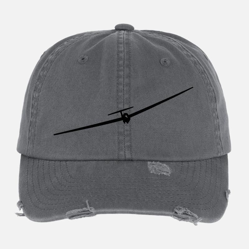 Segelflugzeug Flexfit Vintage Destroyed Cap