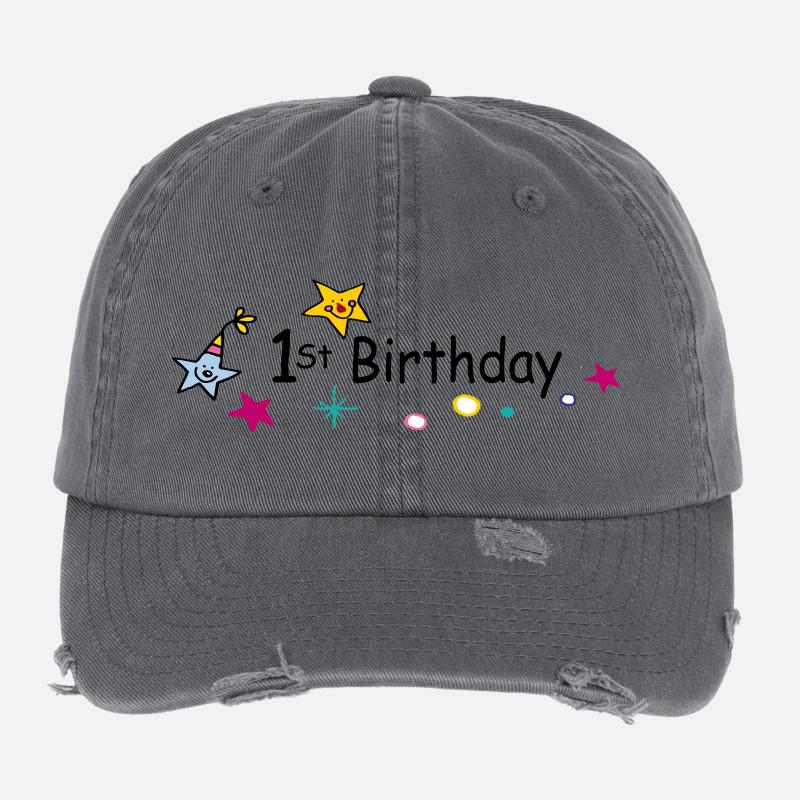 Anniversaire Casquette vintage effet usé Flexfit