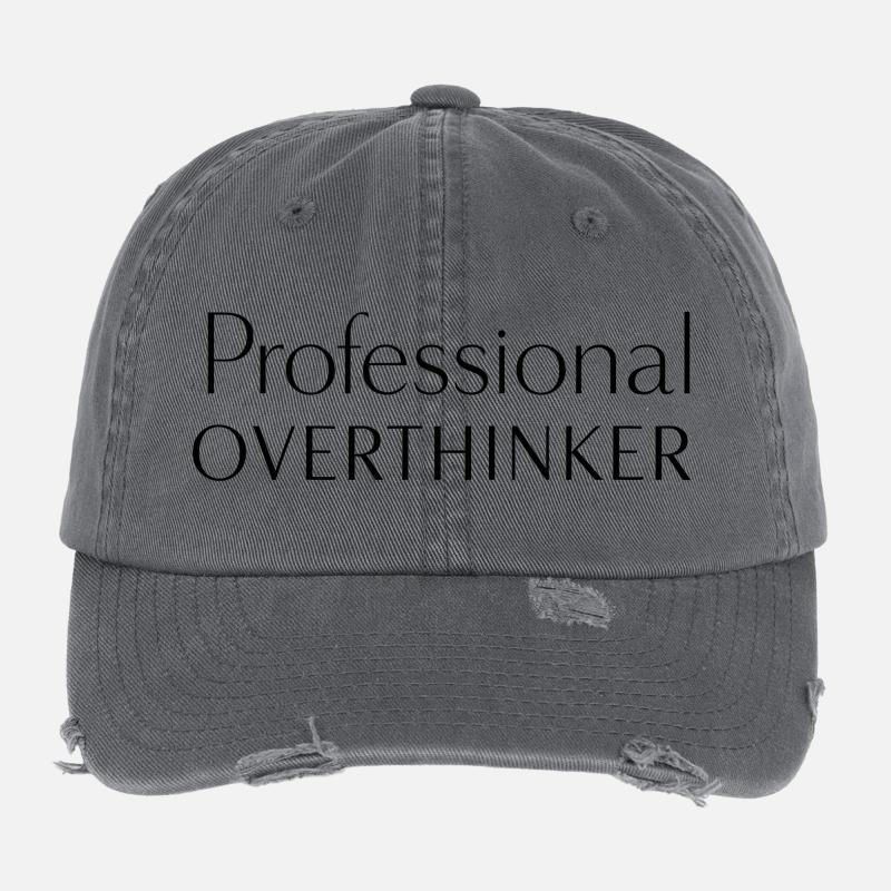 Minimaliste professionnel qui réfléchit trop Casquette vintage effet usé Flexfit