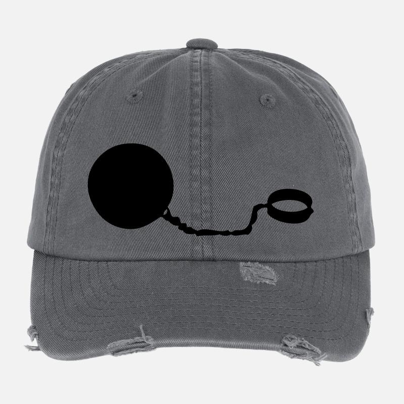 string1 Drag Ball Flexfit Vintage Destroyed Cap
