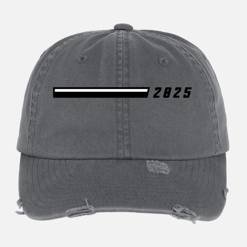 Année 2025 Casquette vintage effet usé Flexfit