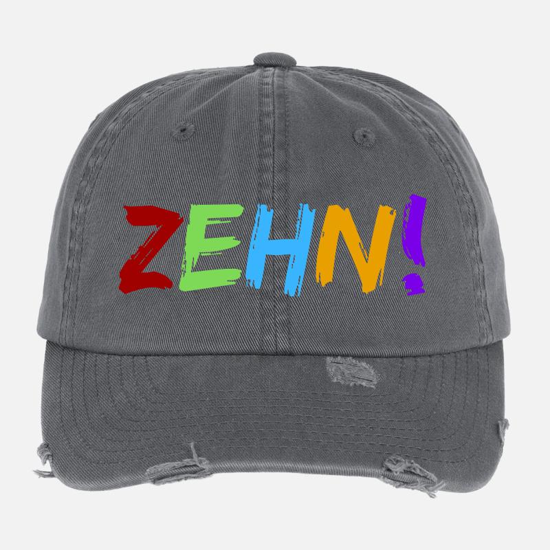 Dix! Casquette vintage effet usé Flexfit