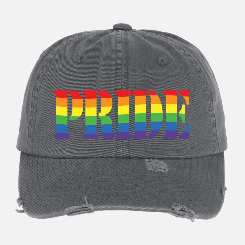 Fierté d'arc Casquette vintage effet usé Flexfit