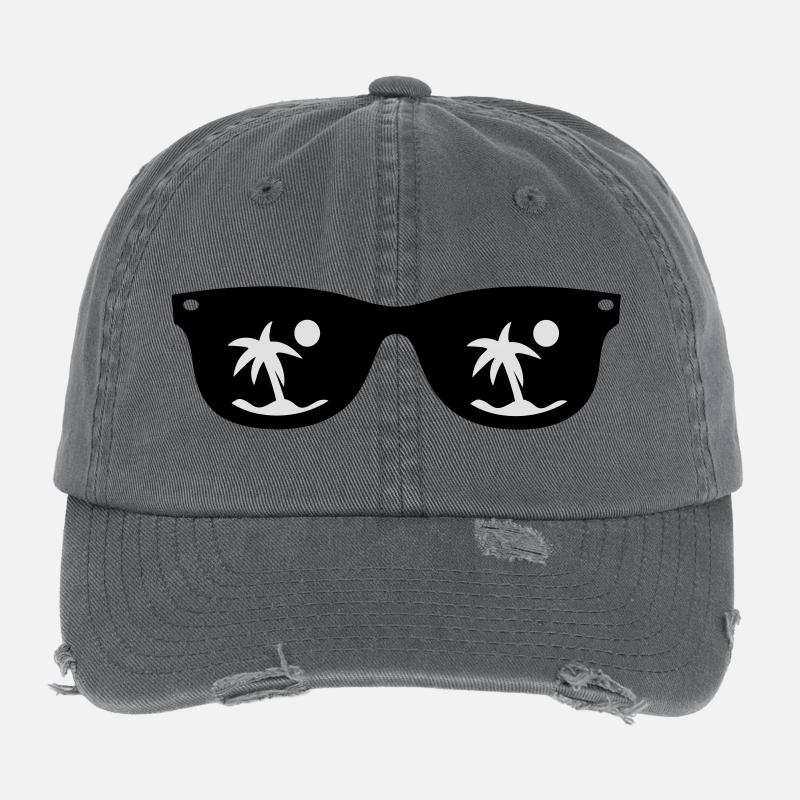 Lunettes de soleil Casquette vintage effet usé Flexfit