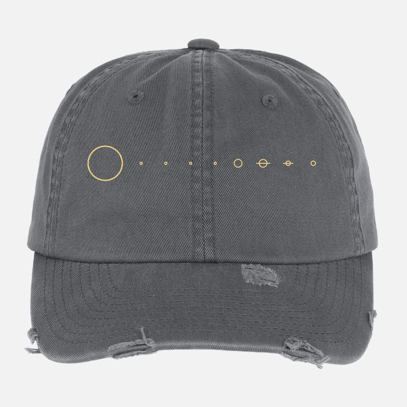 solar system Flexfit Vintage Destroyed Cap