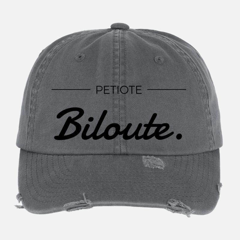 Petiote - Biloute. Casquette vintage effet usé Flexfit