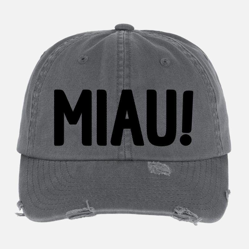 MIAU! Flexfit Vintage Destroyed Cap