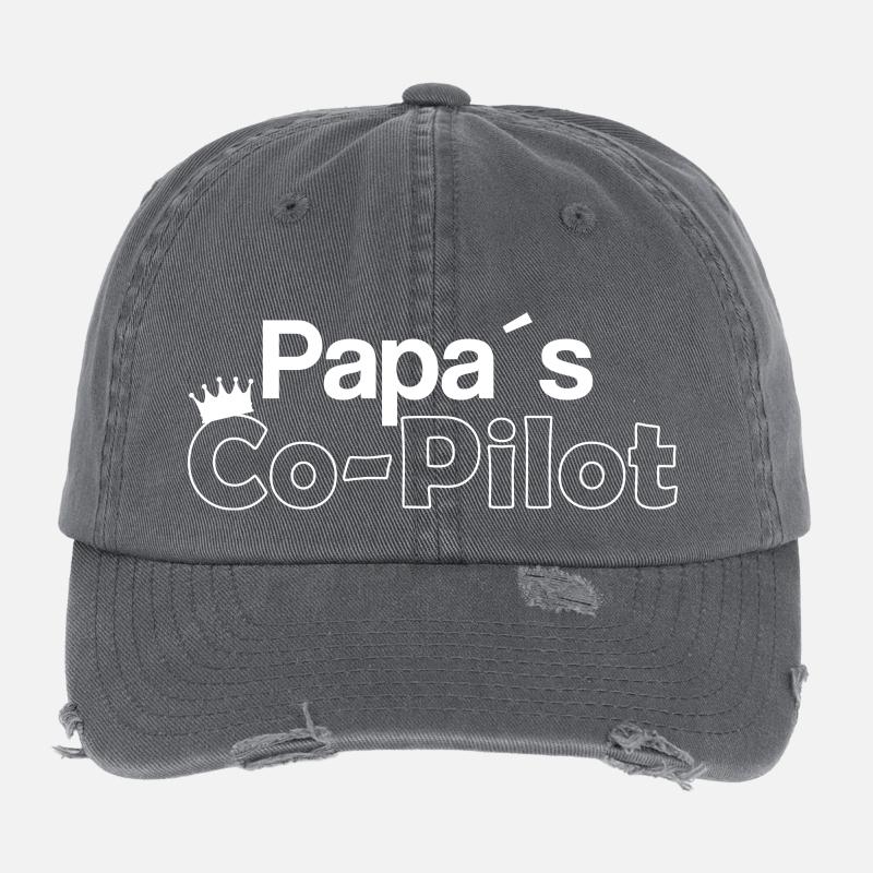 Auto - Papa's co Pilot Flexfit Vintage Destroyed Cap