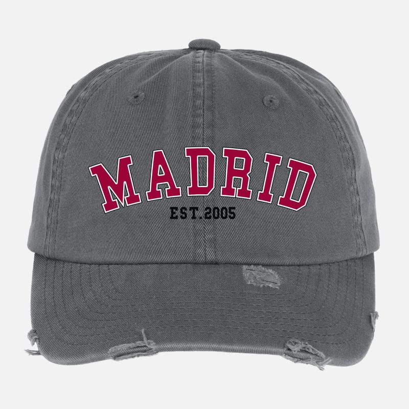 Madrid_Est_2005 Flexfit Vintage Destroyed Cap