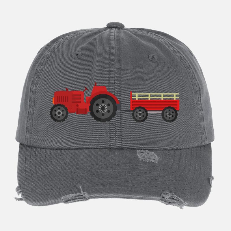 Farm tractor Flexfit Vintage Destroyed Cap
