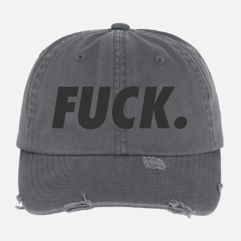 Baiser. Texto. Casquette vintage effet usé Flexfit