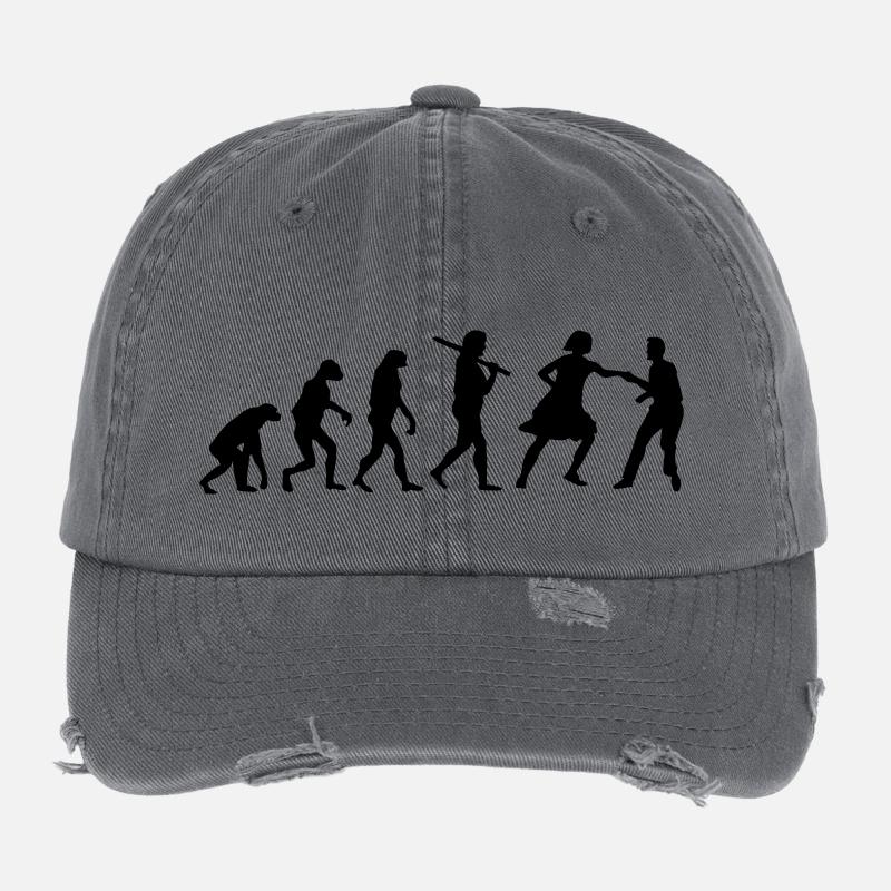 Lindy Hop Evolution Flexfit Vintage Destroyed Cap