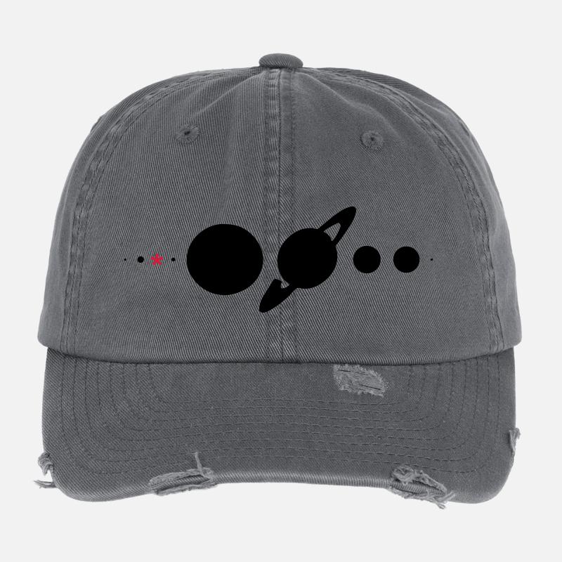 Sonnensystem* Flexfit Vintage Destroyed Cap