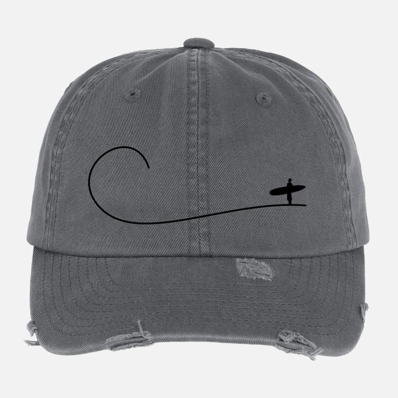 Perfekte Welle Flexfit Vintage Destroyed Cap