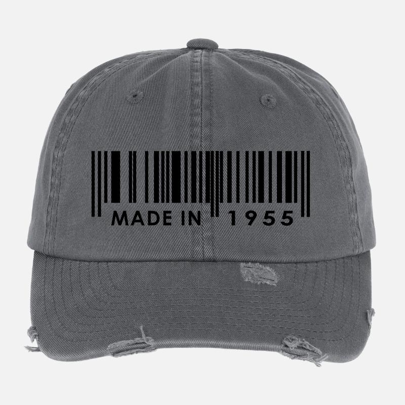 Geburtstag 1955 Flexfit Vintage Destroyed Cap