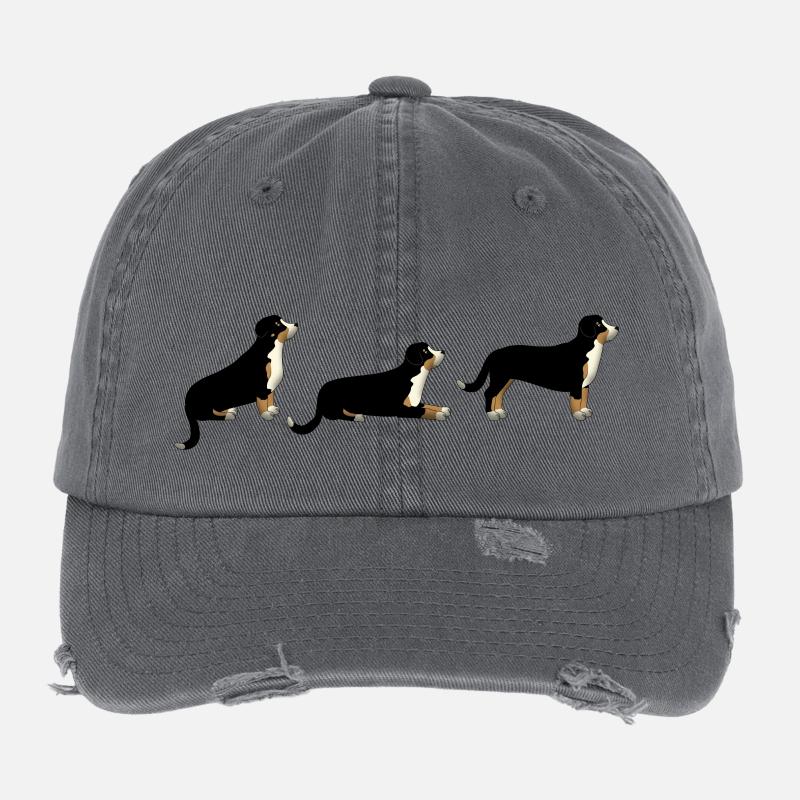 space standing empty Flexfit Vintage Destroyed Cap