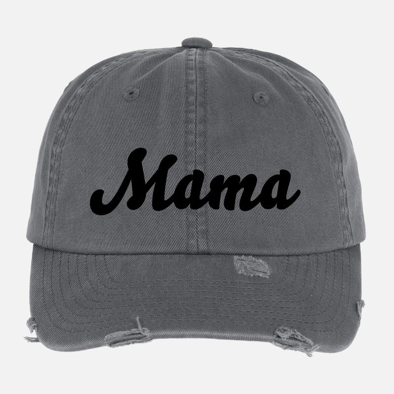 Mama Flexfit Vintage Destroyed Cap