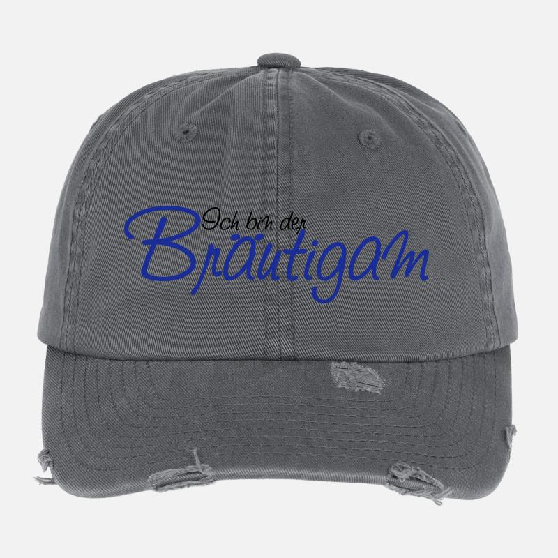 ich_bin_der_braeutigam Casquette vintage effet usé Flexfit