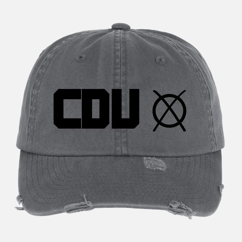cdu Flexfit Vintage Destroyed Cap