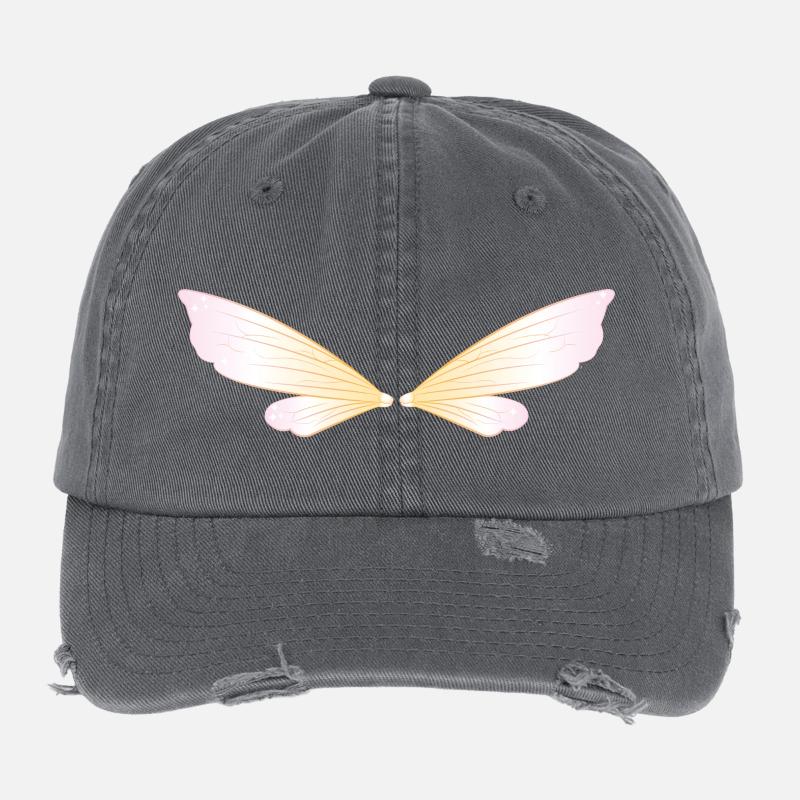 pixie wings Flexfit Vintage Destroyed Cap