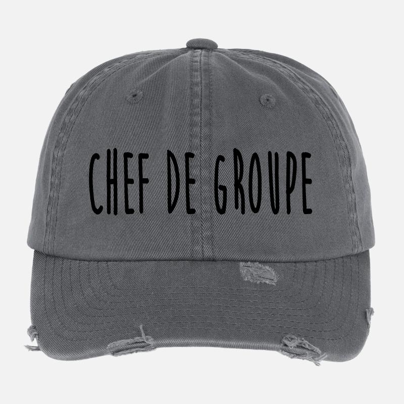group leader Flexfit Vintage Destroyed Cap