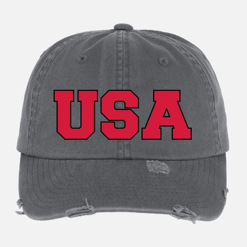 usa Flexfit Vintage Destroyed Cap