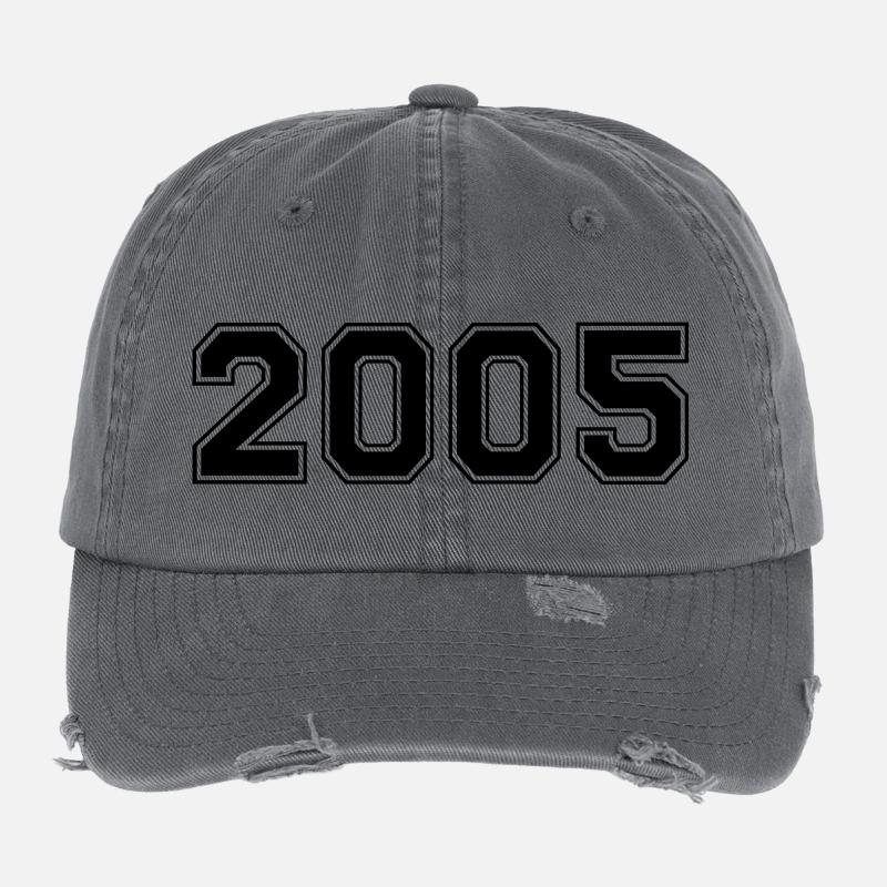 2005 Flexfit Vintage Destroyed Cap