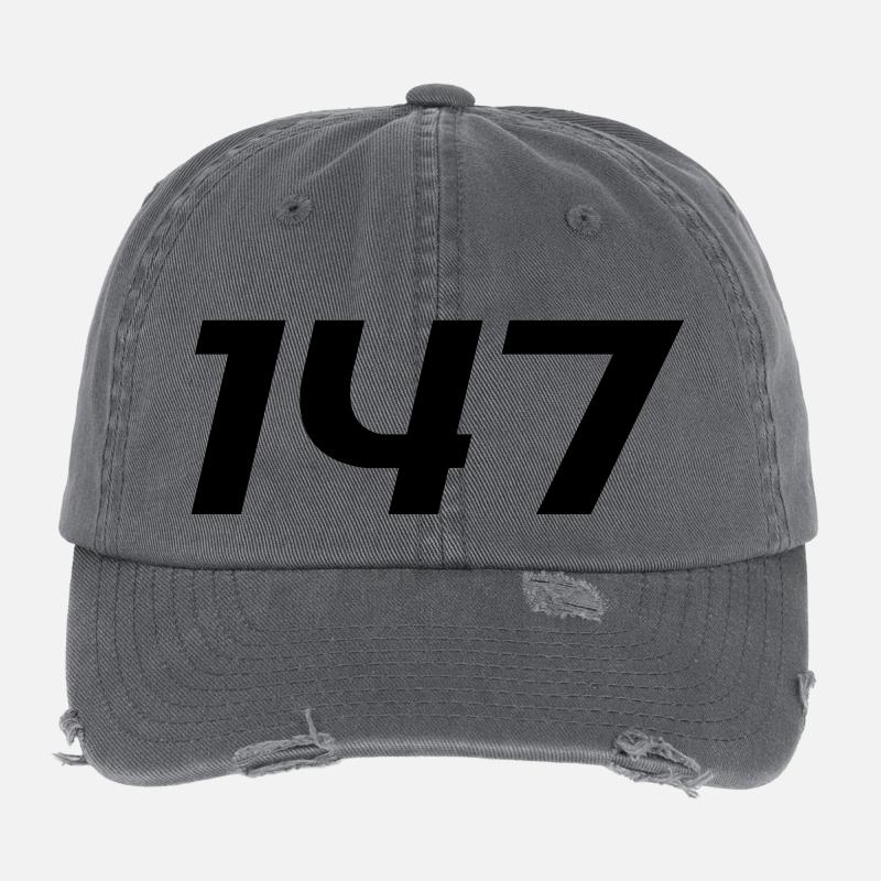 SNOOKER - 147 the maximum break Flexfit Vintage Destroyed Cap